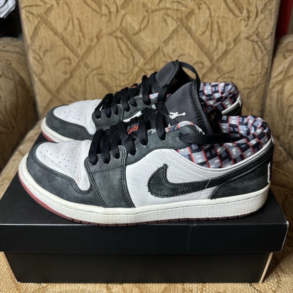 Size 9 - Air Jordan 1 Low Quai 54‎ 2021 Preowned w/ Laces + Box DM0095-106